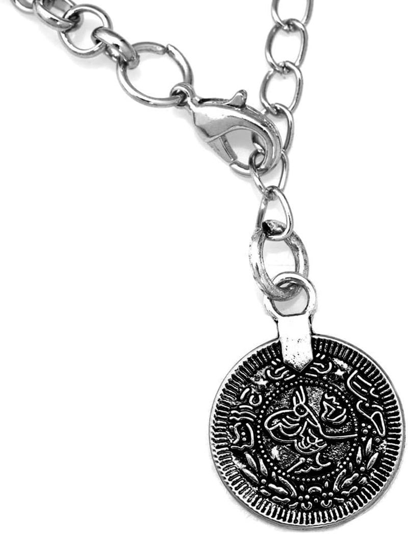 CCBFY Long Tassel Chunky Boho Coin Statement Necklace For Women Silver - Image 5